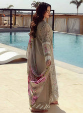 Gulmina Embroidered Lawn 3 Piece Unstitched Suit GM25US D-MAHAY